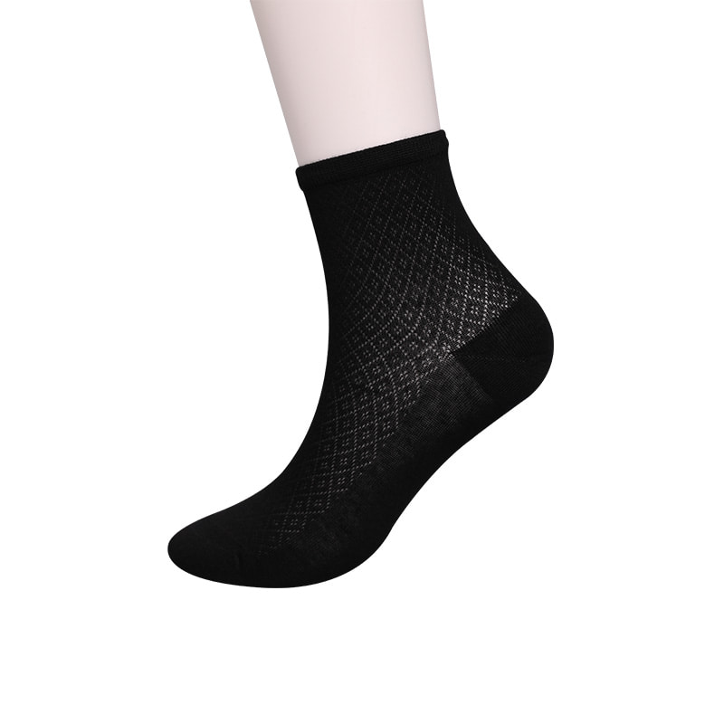 حقيبة نايلون من ألياف الخيزران الناعمة، جوارب نسائية غير رسمية رفيعة من الألماس الصغير، جوارب نسائية مخيطة يدويًا WSD1689