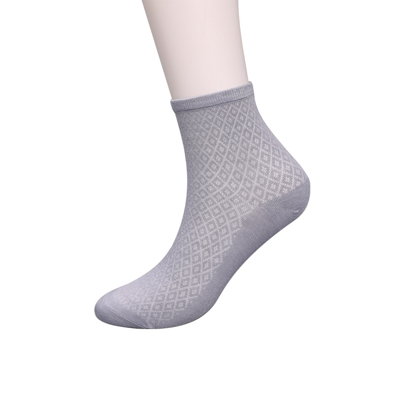 حقيبة نايلون من ألياف الخيزران الناعمة، جوارب نسائية غير رسمية رفيعة من الألماس الصغير، جوارب نسائية مخيطة يدويًا WSD1689