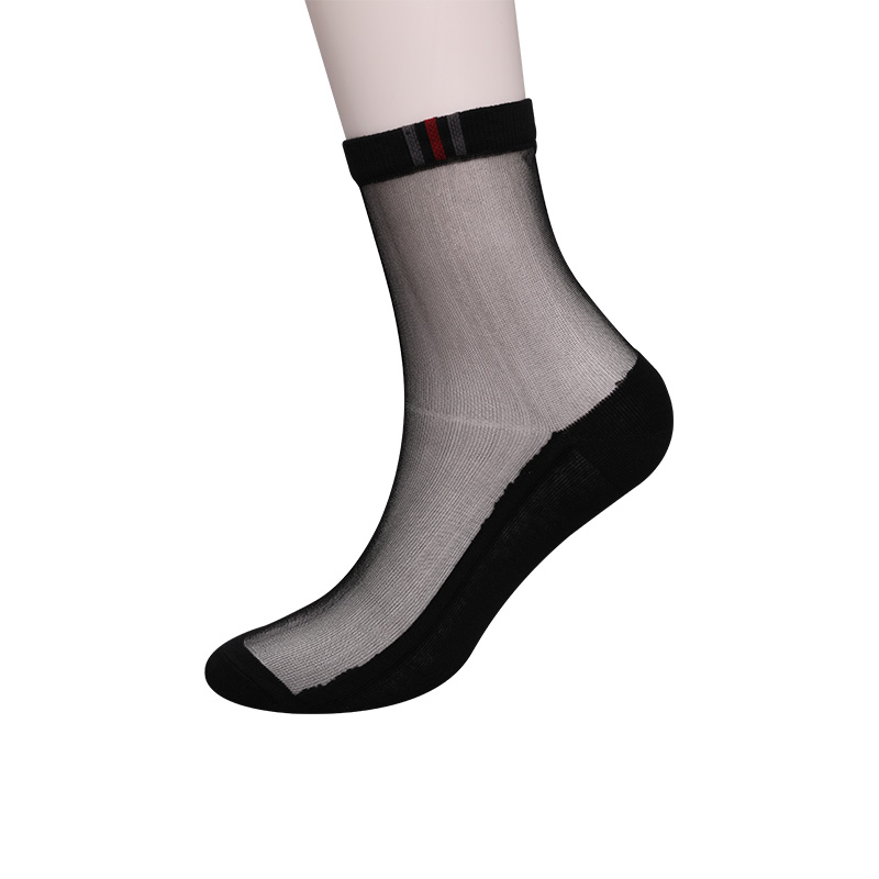 جوارب رجالية عصرية غير رسمية للربيع والصيف مصنوعة من القطن من Luokou زهور مخططة عمودية جوارب رجالية باطن غير قابلة للانزلاق WSD2711