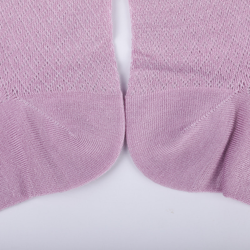 حقيبة نايلون من ألياف الخيزران الناعمة، جوارب نسائية غير رسمية رفيعة من الألماس الصغير، جوارب نسائية مخيطة يدويًا WSD1689