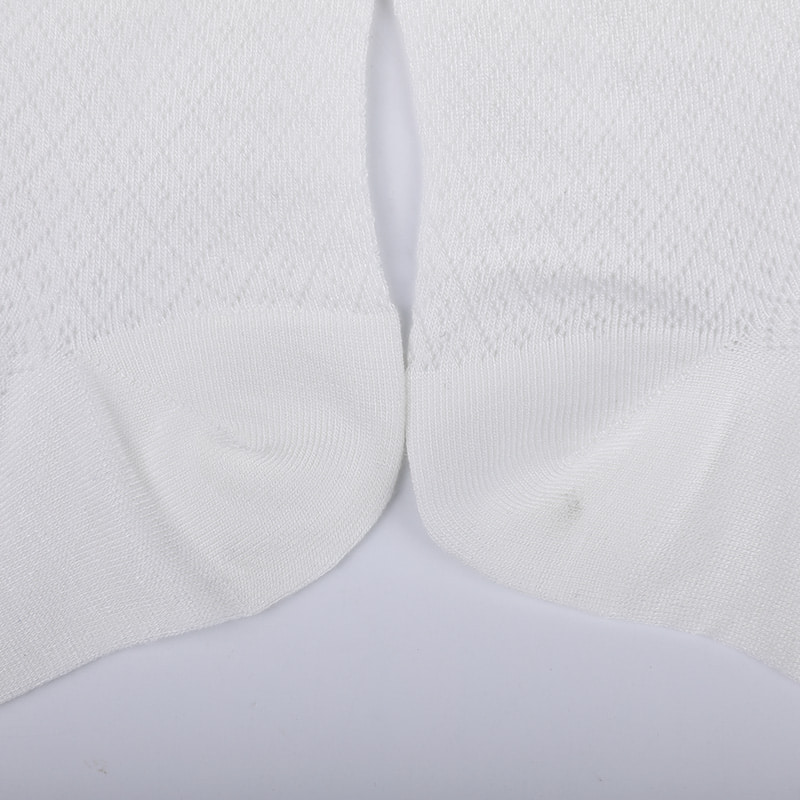 حقيبة نايلون من ألياف الخيزران الناعمة، جوارب نسائية غير رسمية رفيعة من الألماس الصغير، جوارب نسائية مخيطة يدويًا WSD1689